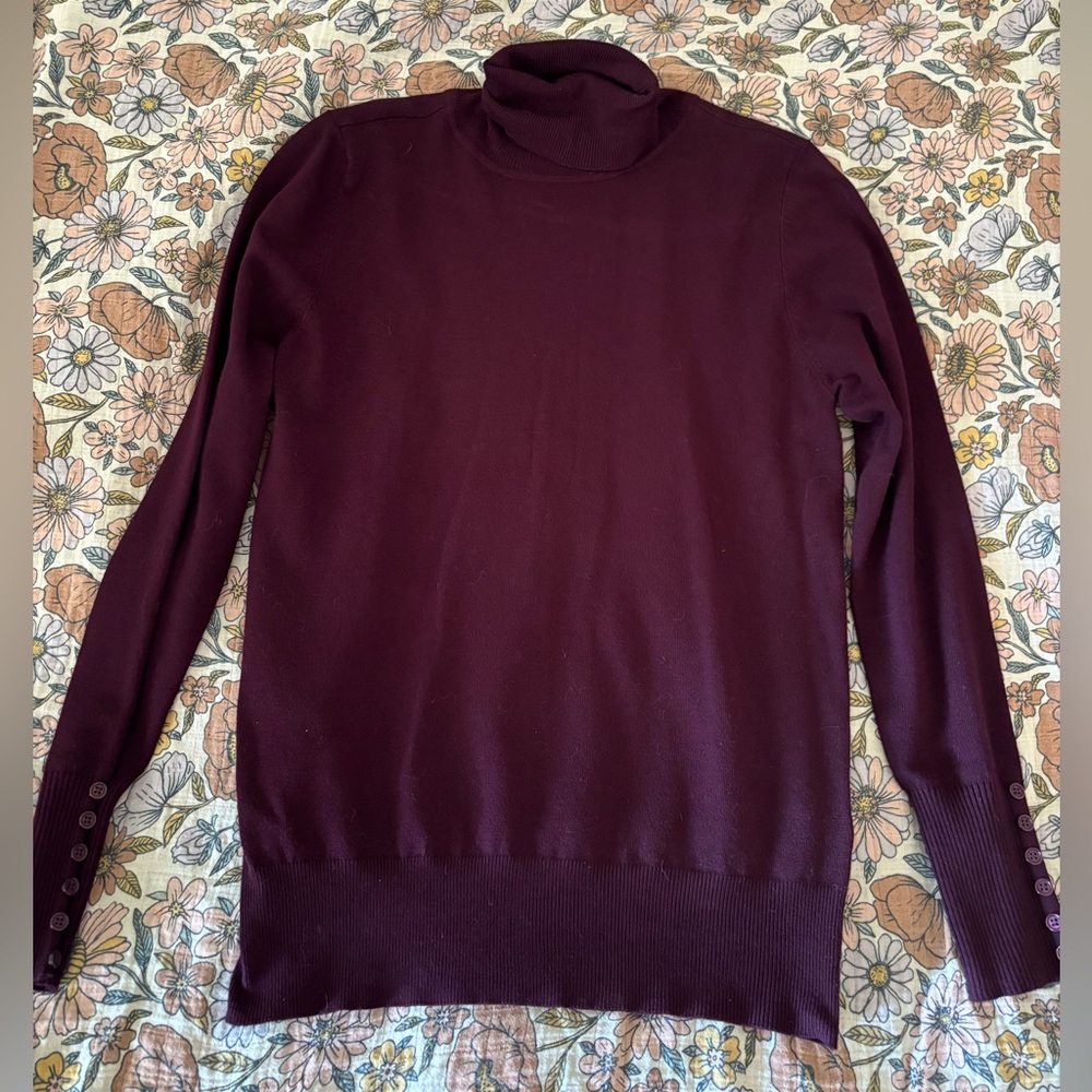 Active USA Deep Burgundy Knit Top